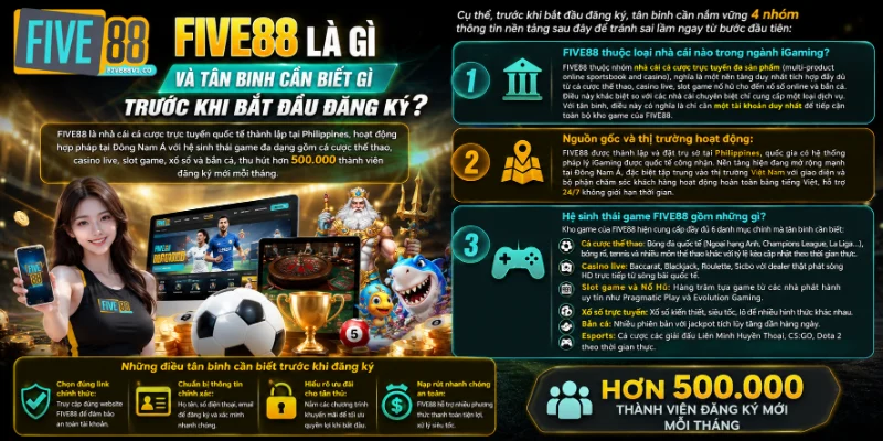 FIVE88 Là Gì Và Tân Binh Cần Biết Gì Trước Khi Bắt Đầu Đăng Ký?